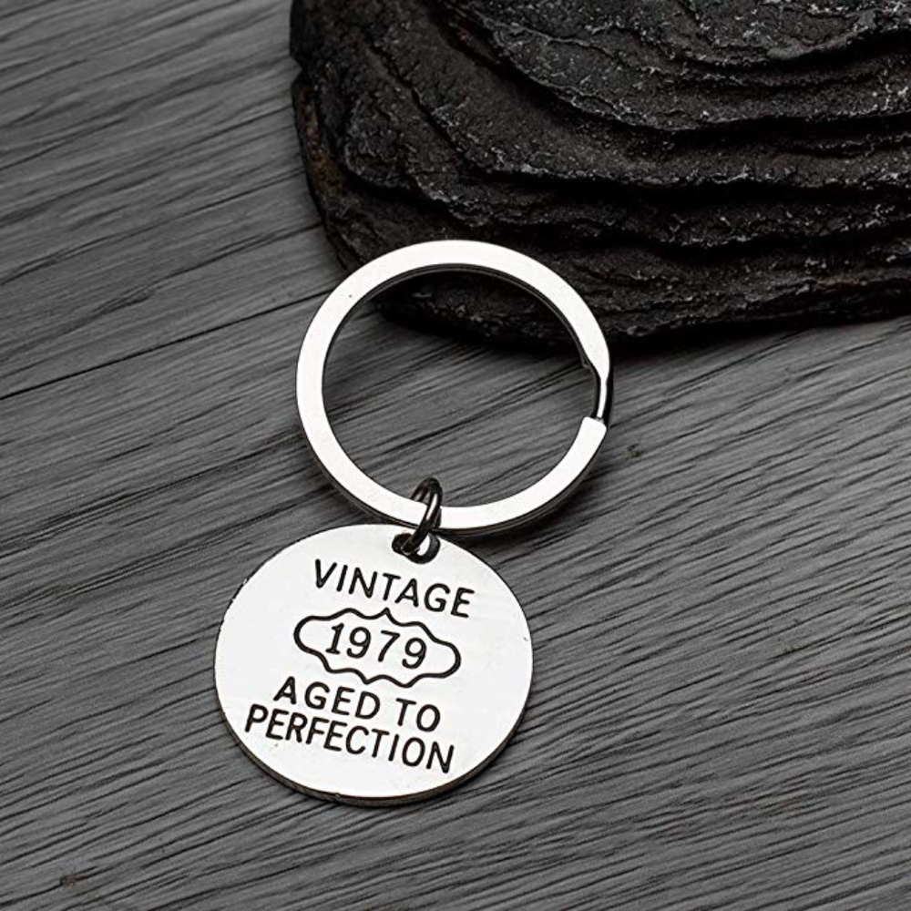 40th Birthday Keychain